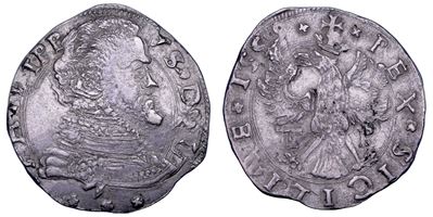 Messina, Filippo II d’Asburgo (1556-1598), 4 Tarì 1558