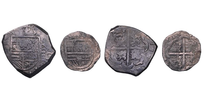 IMPERO SPAGNOLO. Lotto di due monete.  - Auction Numismatics - Cambi Casa d'Aste