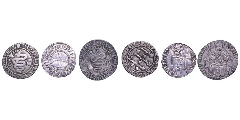 MILANO E PESARO. Lotto di tre monete.  - Asta Numismatica - Cambi Casa d'Aste