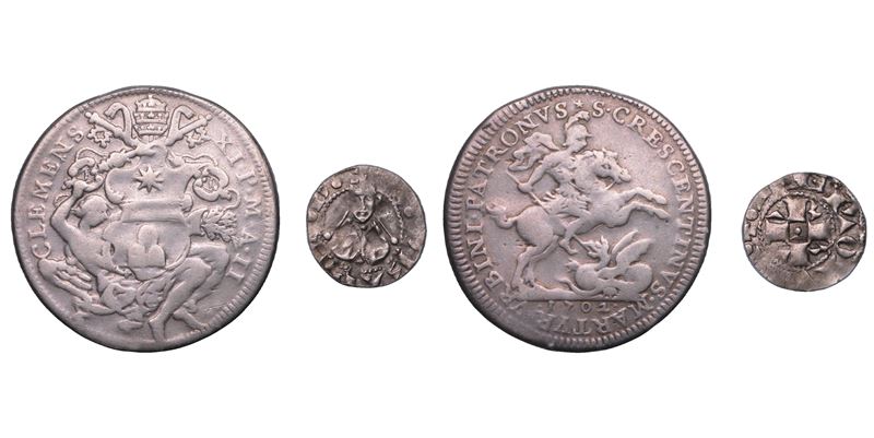 STATO PONTIFICIO. Lotto di due monete.  - Auction Numismatics - Cambi Casa d'Aste