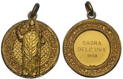 Medaglia in oro, Sagra dell’uva 1958