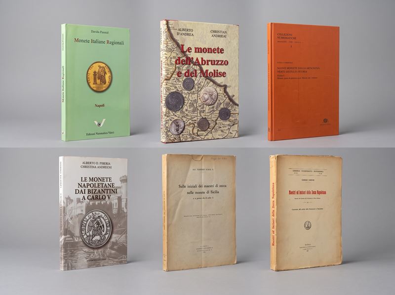 ITALIA MERIDIONALE E ISOLE. Lotto di sei libri.  - Asta Numismatica - Cambi Casa d'Aste