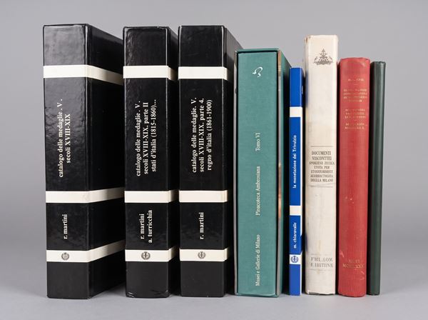 CITTÀ DI MILANO. Lotto di otto libri.