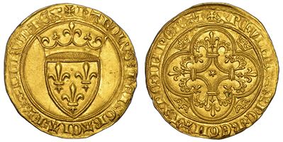 Francia, Carlo VI (1380–1422), Ecu d’or