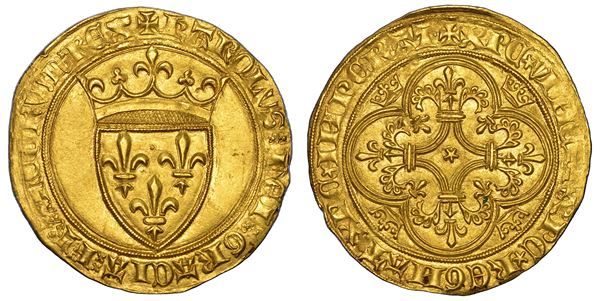 FRANCIA. CHARLES VI, 1380-1422. Ecu d’or.