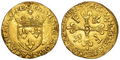 FRANÇOIS I, Ecu d’or au soleil (Francia, 1515-1547)