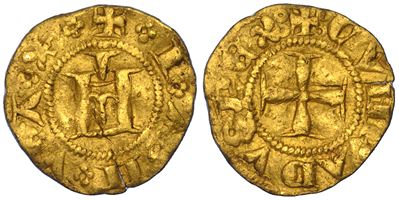 Genova, Repubblica (1139-1339), Quartarola — rovescio con croce patente