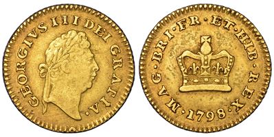 Regno Unito, 1/3 guinea 1798 (George III, 1760-1820)