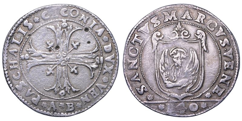 VENEZIA. PASQUALE CICOGNA, 1585-1595. Scudo della Croce.  - Asta Numismatica - Cambi Casa d'Aste
