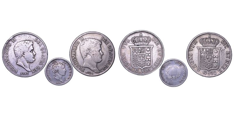 NAPOLI. Lotto di tre monete.  - Asta Numismatica - Cambi Casa d'Aste