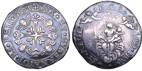 GENOVA. DOGI BIENNALI, 1528-1797. SERIE DELLA III FASE, 1637-1797. Da 2 scudi 1699.