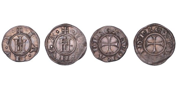 GENOVA. REPUBBLICA, 1139-1339. Lotto di due monete.