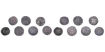 Repubblica di Genova, Lotto di sette monete (1139-1339), argento
