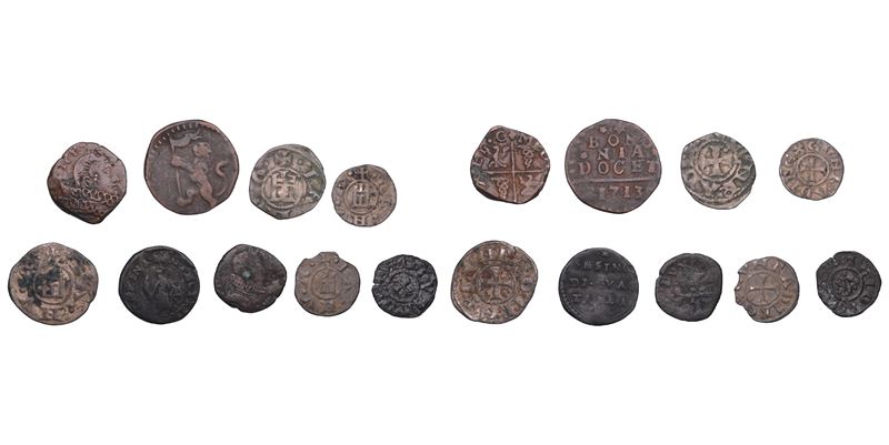 ZECCHE ITALIANE. Lotto di nove monete.  - Asta Numismatica - Cambi Casa d'Aste