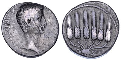 Ottaviano Augusto, Cistoforo (27 a.C. – 14 d.C.), anni 27-26 a.C., Pergamo