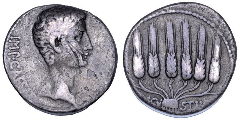 OTTAVIANO AUGUSTO, 27 a.C. - 14 d.C. Cistoforo, anni 27-26 a.C. Pergamo.  - Asta Numismatica - Cambi Casa d'Aste
