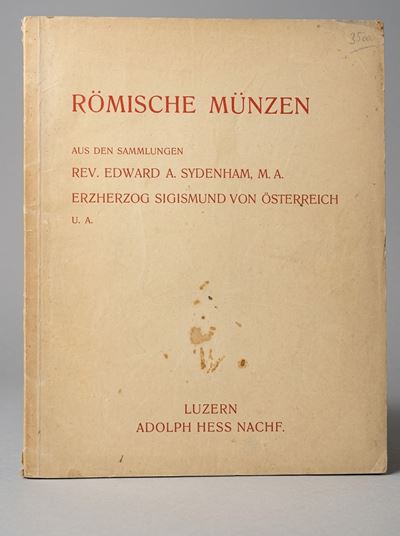 Hess, Catalogo numismatico romano e monete da collezioni (1933)
