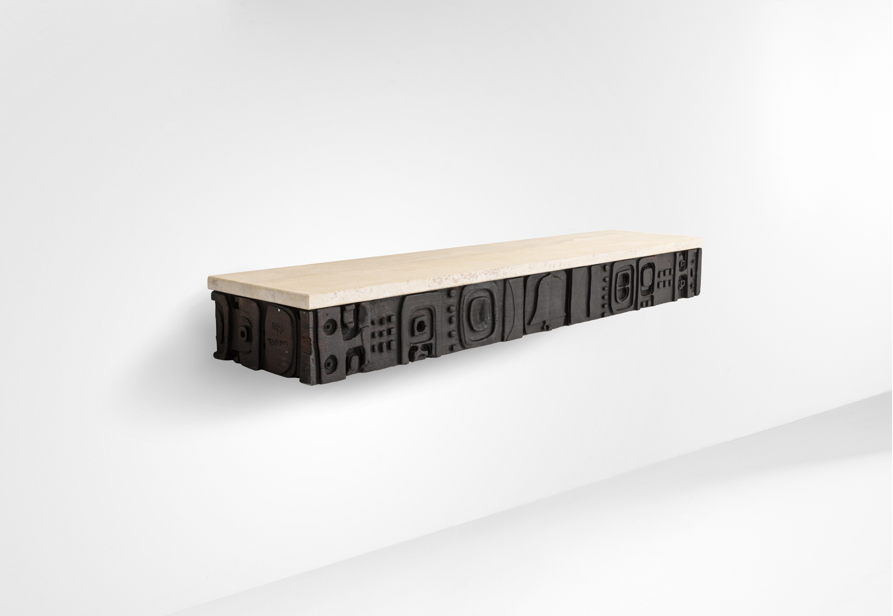 Nerone e Patuzzi Gruppo Np2 - Nerone e Patuzzi (Gruppo NP2), Console con struttura in legno scolp...