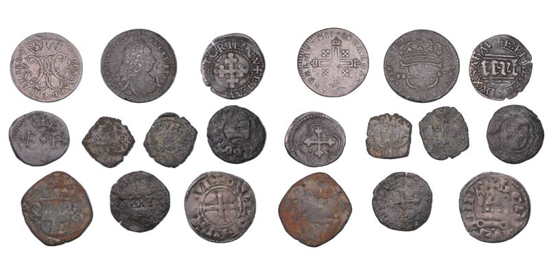 CASA SAVOIA. Lotto di dieci monete.  - Auction Numismatics - Cambi Casa d'Aste