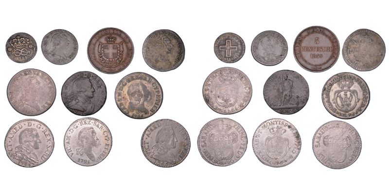 CASA SAVOIA. Lotto di dieci monete.  - Auction Numismatics - Cambi Casa d'Aste