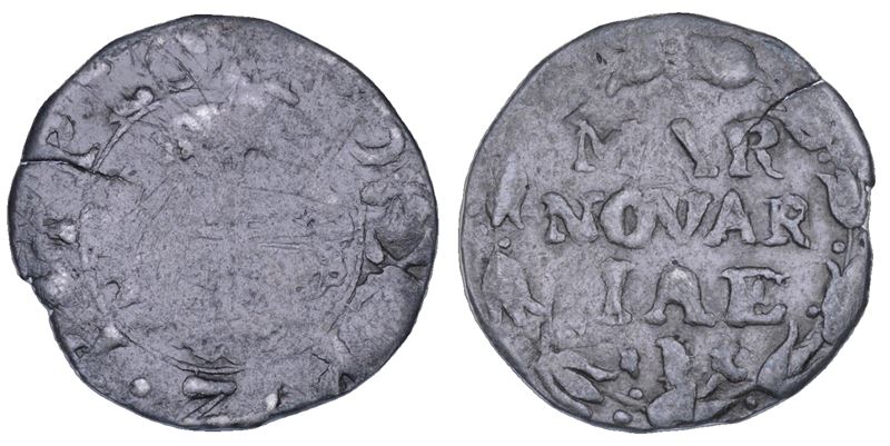 NOVARA. PIER LUIGI FARNESE, 1538-1547. Trillina.  - Asta Numismatica - Cambi Casa d'Aste