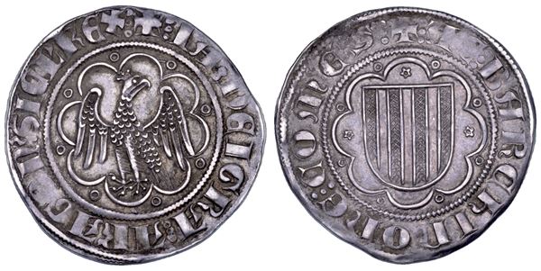 MESSINA. GIACOMO D'ARAGONA, 1285-1296. Pierreale.