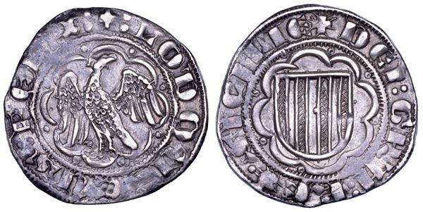 MESSINA. LUDOVICO D'ARAGONA, 1342-1355. Pierreale.