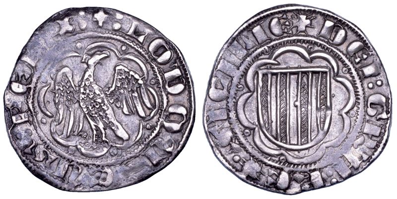 MESSINA. LUDOVICO D'ARAGONA, 1342-1355. Pierreale.  - Auction Numismatics - Cambi Casa d'Aste