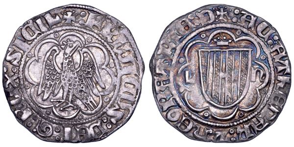 MESSINA. FEDERICO IV IL SEMPLICE, 1355-1377. Pierreale.