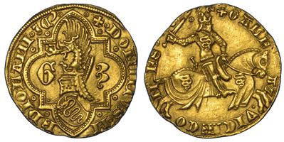 Gian Galeazzo Visconti, Milano (1378-1395) – Fiorino o ducato, oro
