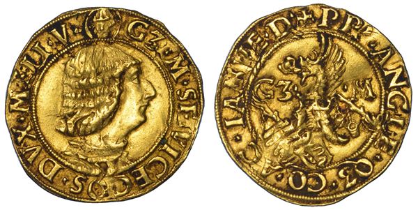 MILANO. GALEAZZO MARIA SFORZA, 1466-1476. Ducato (quarto tipo).