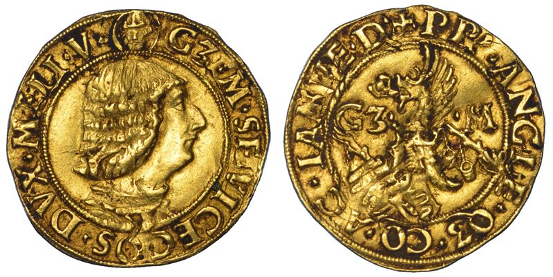 MILANO. GALEAZZO MARIA SFORZA, 1466-1476. Ducato (quarto tipo).  - Asta Numismatica - Cambi Casa d'Aste