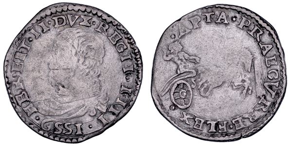 REGGIO EMILIA. ERCOLE II D'ESTE, 1534-1559. Cavallotto 1559.