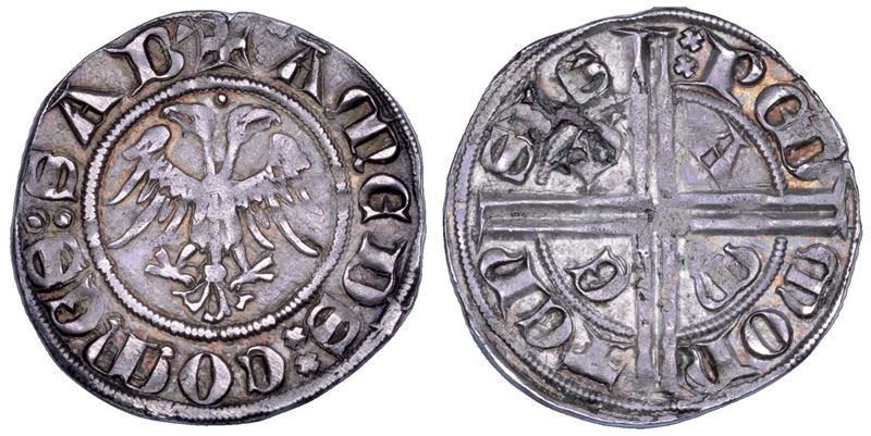 DUCATO DI SAVOIA. AMEDEO V il Grande, 1285-1323. Grosso di Piemonte.  - Asta Numismatica - Cambi Casa d'Aste