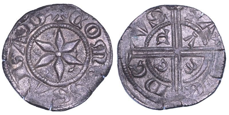 DUCATO DI SAVOIA. AMEDEO V il Grande, 1285-1323. Denaro Piccolo di Piemonte o Viennese.  - Asta Numismatica - Cambi Casa d'Aste