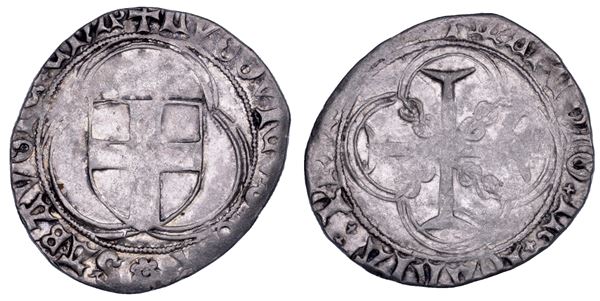 DUCATO DI SAVOIA. LUDOVICO Il Generoso, 1440-1465. Doppio bianco.