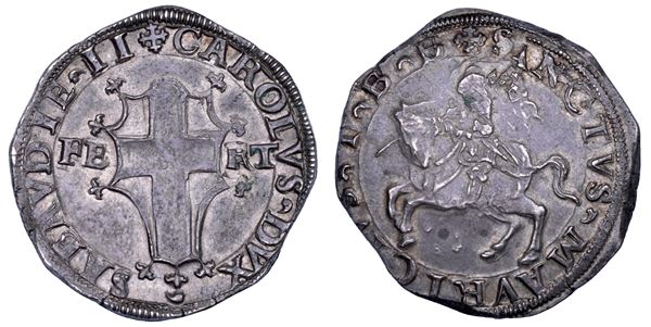 DUCATO DI SAVOIA. CARLO II Il Buono, 1504-1553. Da 8 grossi.