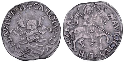 Carlo II il Buono (1504-1553), Ducato di Savoia, 5 grossi o Cornuto Forte