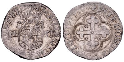 Emanuele Filiberto, Ducato di Savoia, Bianco o 4 soldi (1577, II tipo)