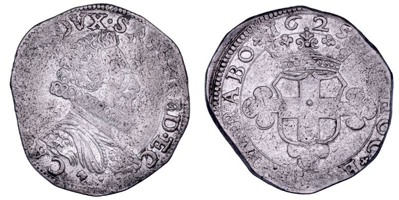 Carlo Emanuele I il Grande, Ducato di Savoia (1580-1630) — 2 fiorini, 1625
