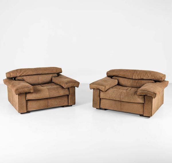 Afra e Tobia Scarpa - Due poltrone mod. Erasmo