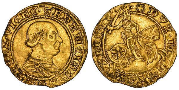 MILANO. FRANCESCO I SFORZA, 1450-1466. Ducato (con DVX MEDIOLANI).