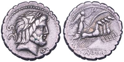 Antonia, Denario serrato (83-82 a.C.)