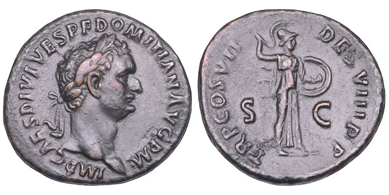 DOMIZIANO, 81-96. Asse, anno 81.  - Auction Numismatics - Cambi Casa d'Aste