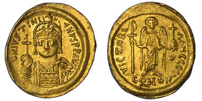 Giustiniano I, Solido, Costantinopoli (527-565)