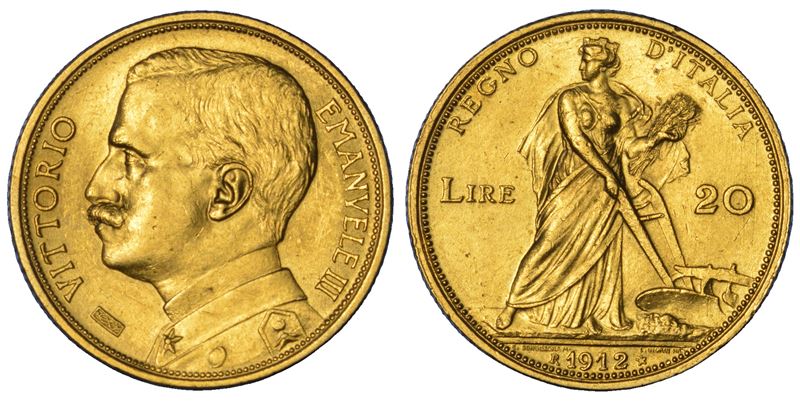 Vittorio Emanuele III di Savoia, 20 Lire Regno d’Italia (1912)