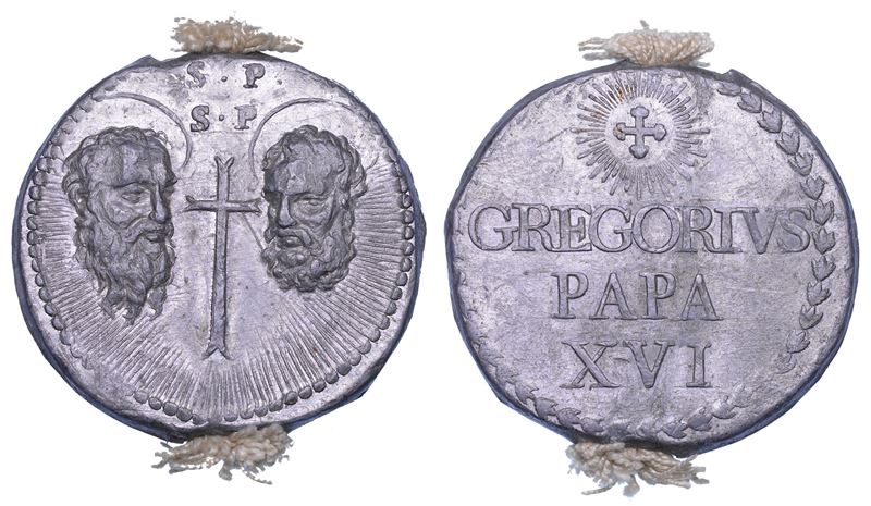 STATO PONTIFICIO. GREGORIO XVI (Bartolomeo Alberto Cappellari), 1831-1846. Bolla papale.  - Asta Numismatica - Cambi Casa d'Aste