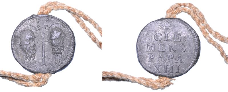 Clemente XIII (Carlo Rezzonico), Stato Pontificio: bolla papale in piombo (1758-1769)