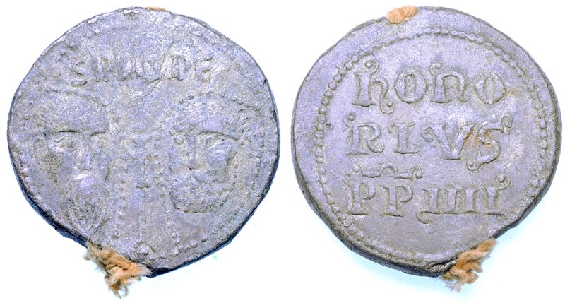 STATO PONTIFICIO. ONORIO IV (Giacomo Savelli), 1285-1287. Bolla papale.  - Asta Numismatica - Cambi Casa d'Aste