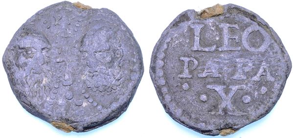 STATO PONTIFICIO. LEONE X (Giovanni de' Medici), 1513-1521. Bolla papale.
